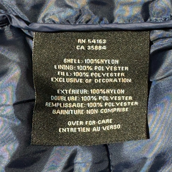 Cole Haan Signature Mens Puffer, Quilted Vest, Navy Blue Large - Picture 11 of 16